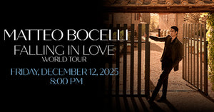 12/12/25 Matteo Bocelli 8:00 PM