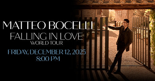 12/12/25 Matteo Bocelli 8:00 PM