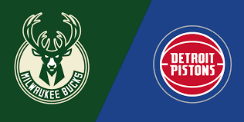 Detroit Pistons vs. Milwaukee Bucks • April 13 • Sunday 12PM