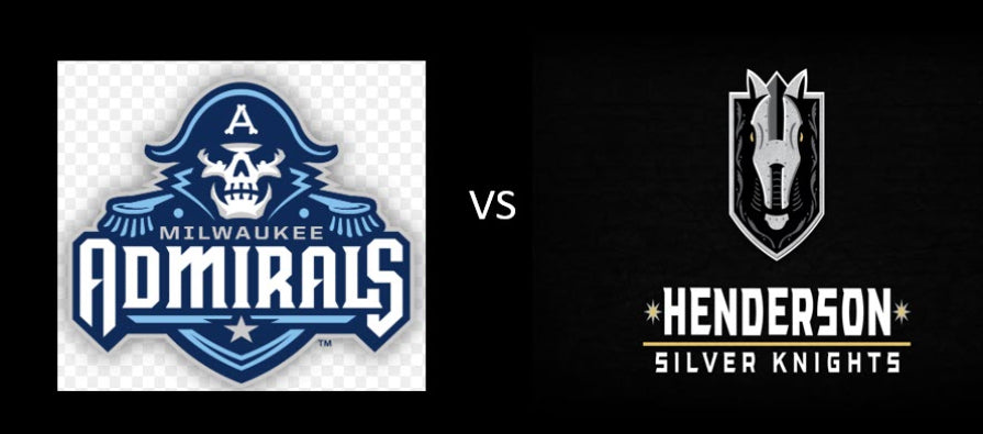 Henderson Silver Knights vs. Milwaukee Admirals • MAR 28 • SAT 6 PM