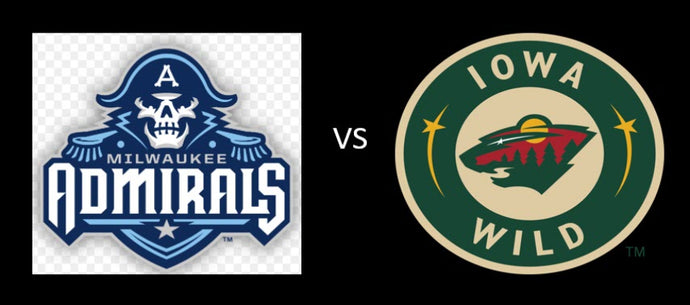 Iowa Wild vs. Milwaukee Admirals • JAN 24 • SAT 6 PM
