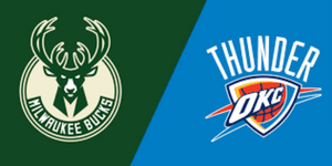 Oklahoma City Thunder vs. Milwaukee Bucks • March 16 • Sunday 8 PM